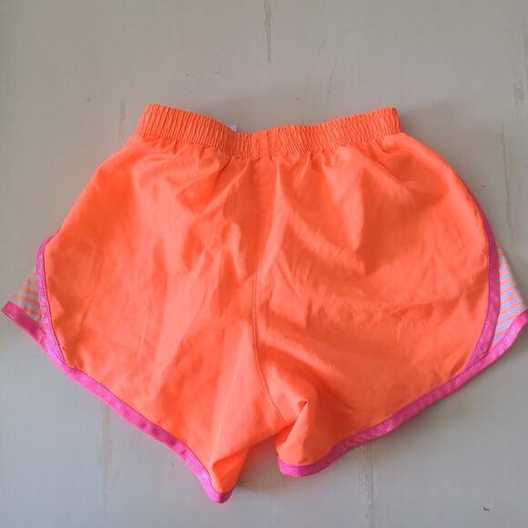 JUSTICE Neon Orange Casual Workout Sporty Shorts 12 - Picture 4 of 8